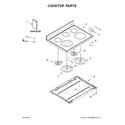 Maytag YMER6600FW0 cooktop parts diagram