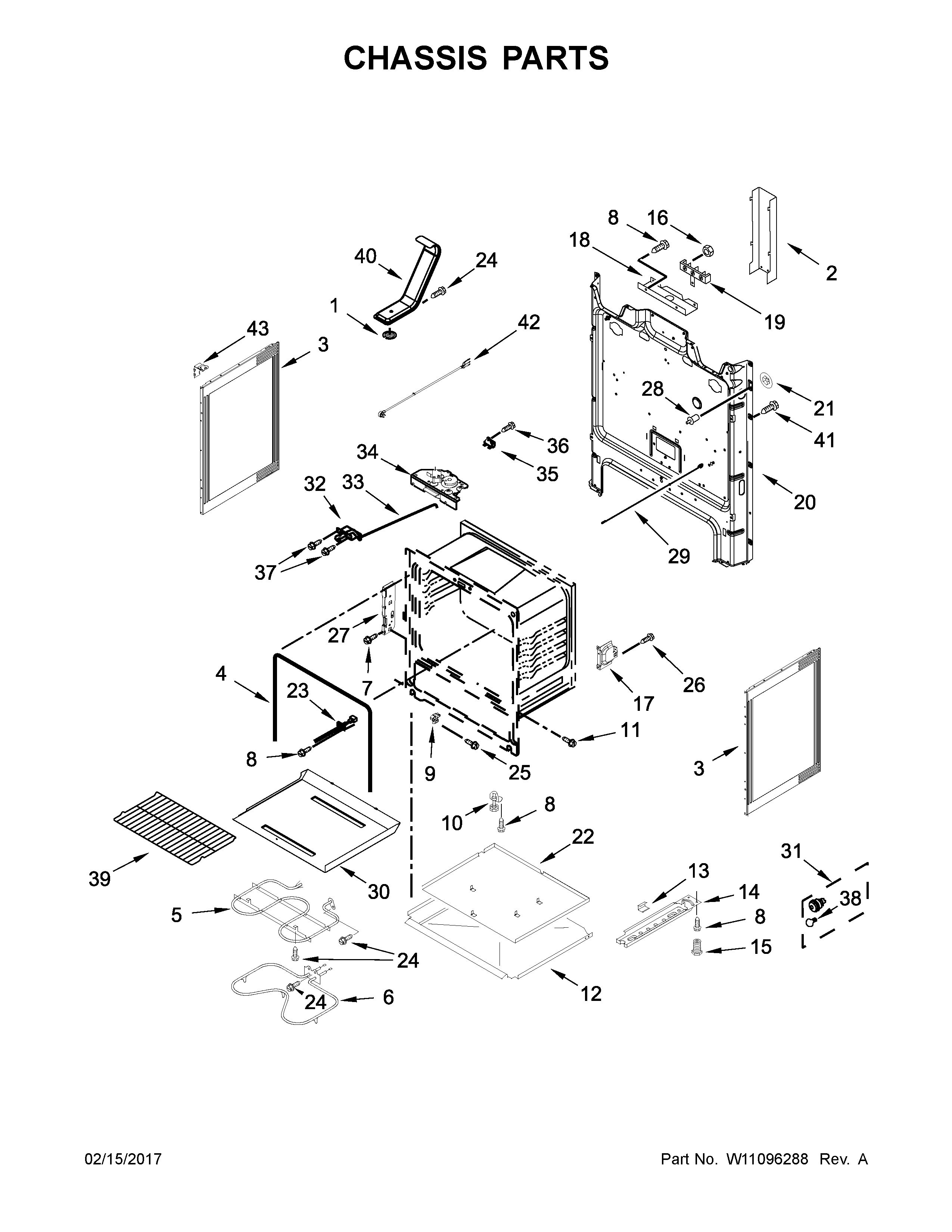 Maytag YMER6600FB0 chassis parts diagram