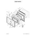 Maytag YMER6600FW0 door parts diagram