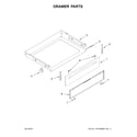 Maytag YMER6600FW0 drawer parts diagram