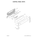 Whirlpool WGG745S0FH00 control panel parts diagram
