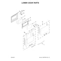 Whirlpool WGG745S0FH00 lower door parts diagram