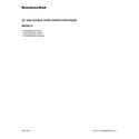 KitchenAid KFGD500EWH02 cover sheet diagram