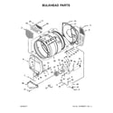 Maytag MDG20CSAGW0 bulkhead parts diagram