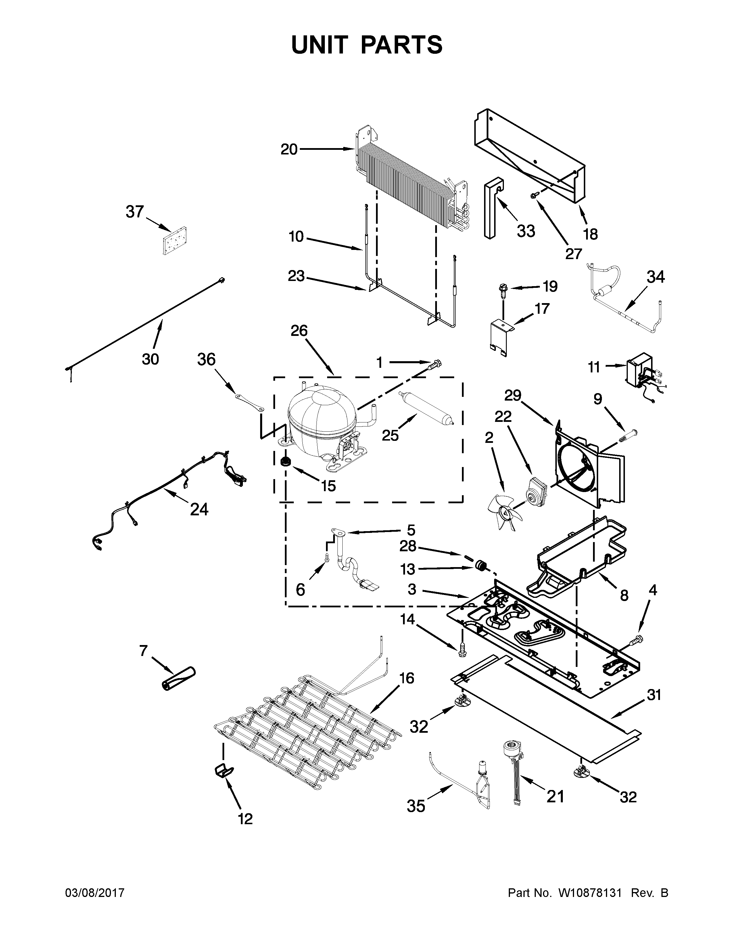 Maytag MFX2676FRZ00 unit parts diagram