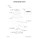 KitchenAid KCM4212SX0 coffee maker parts diagram