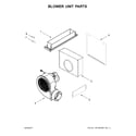 KitchenAid KCGD506GSS00 blower unit parts diagram