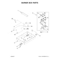 KitchenAid KCGD506GSS00 burner box parts diagram
