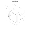 Whirlpool WGD8500DR0 door parts diagram