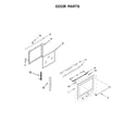 KitchenAid KFGS530ESS0 door parts diagram