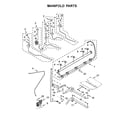 KitchenAid KSGG700EWH1 manifold parts diagram
