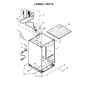 Whirlpool WDP370PAHW0 cabinet parts diagram