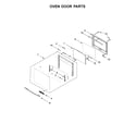 Jenn-Air JJW2427DB01 oven door parts diagram