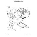 Jenn-Air JES1450DB0 cooktop parts diagram
