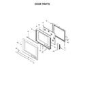 Jenn-Air JES1450DB0 door parts diagram