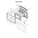 Whirlpool WFG515S0ES0 door parts diagram