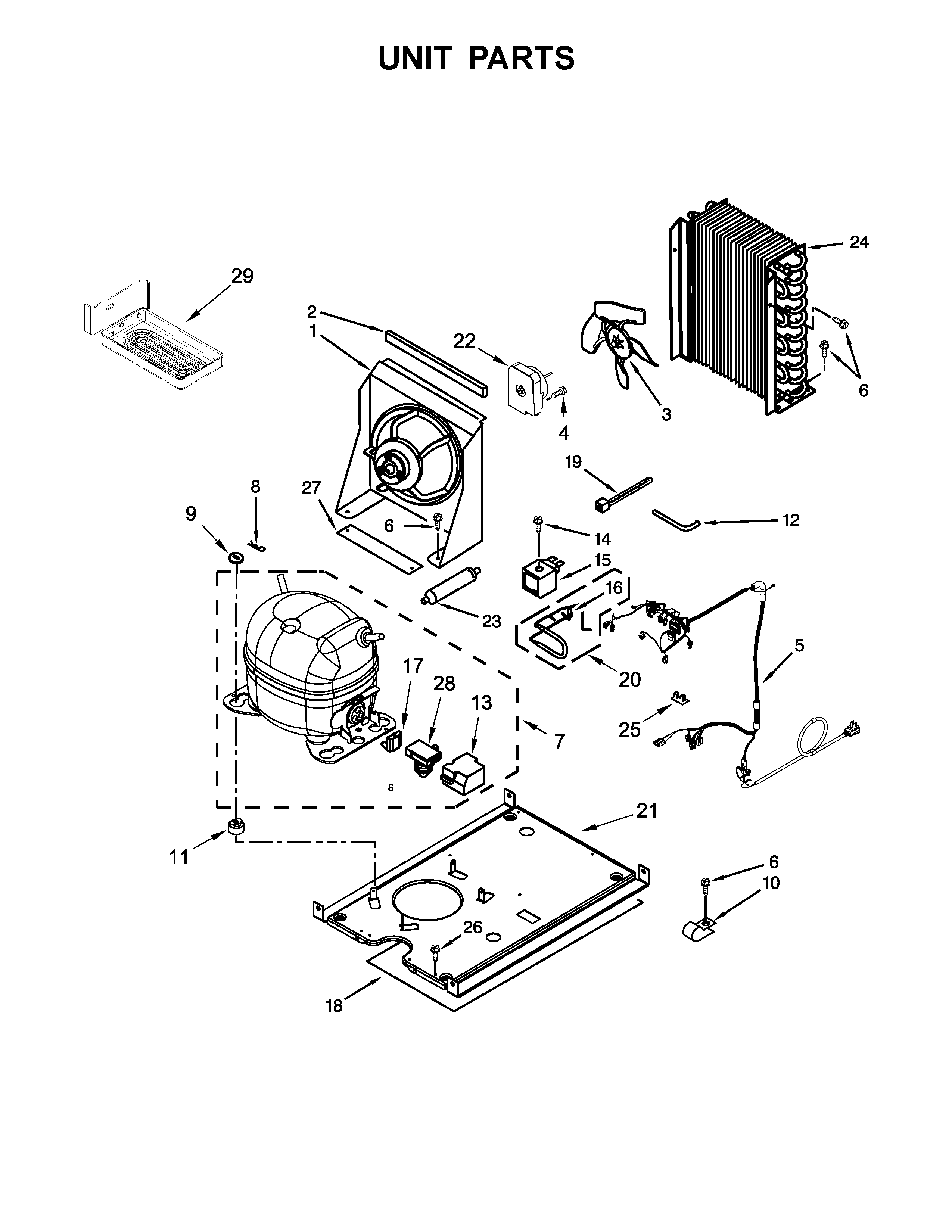 KitchenAid KUIX305ESS1 unit parts diagram