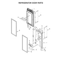 Ikea IX7DDEXGZ000 refrigerator door parts diagram