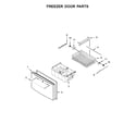 Ikea IX7DDEXGZ000 freezer door parts diagram