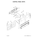 Maytag MGR8600DS0 control panel parts diagram