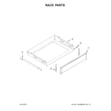 Maytag MGR8600DS0 rack parts diagram