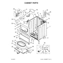 Maytag MDE20PNAGW0 cabinet parts diagram