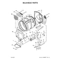 Maytag MDE20PNAGW0 bulkhead parts diagram
