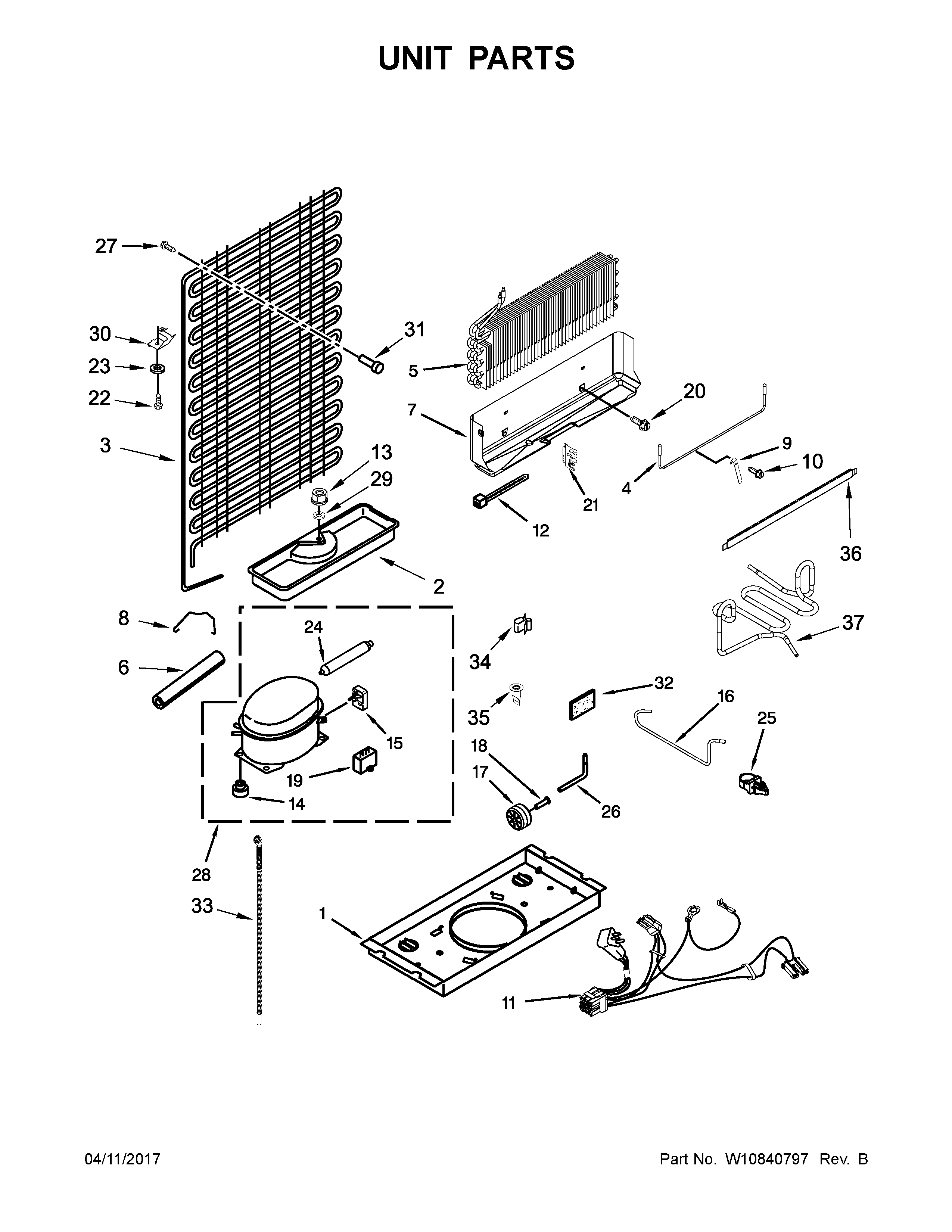 Ikea IK4TXWFDW01 unit parts diagram