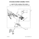 Maytag MGDB755DW0 w10336852 burner assembly parts diagram