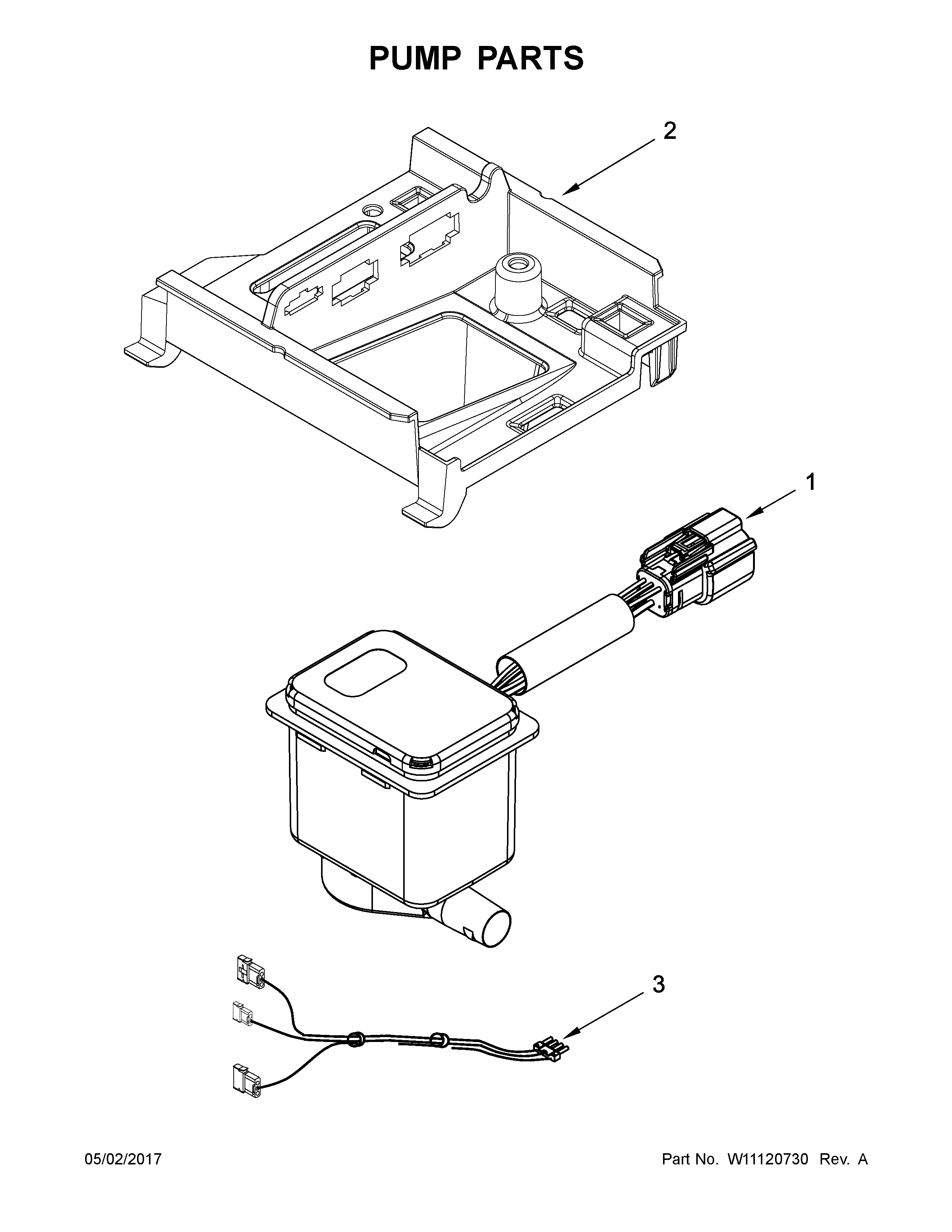 Jenn-Air JIM159XYRS0 pump parts diagram