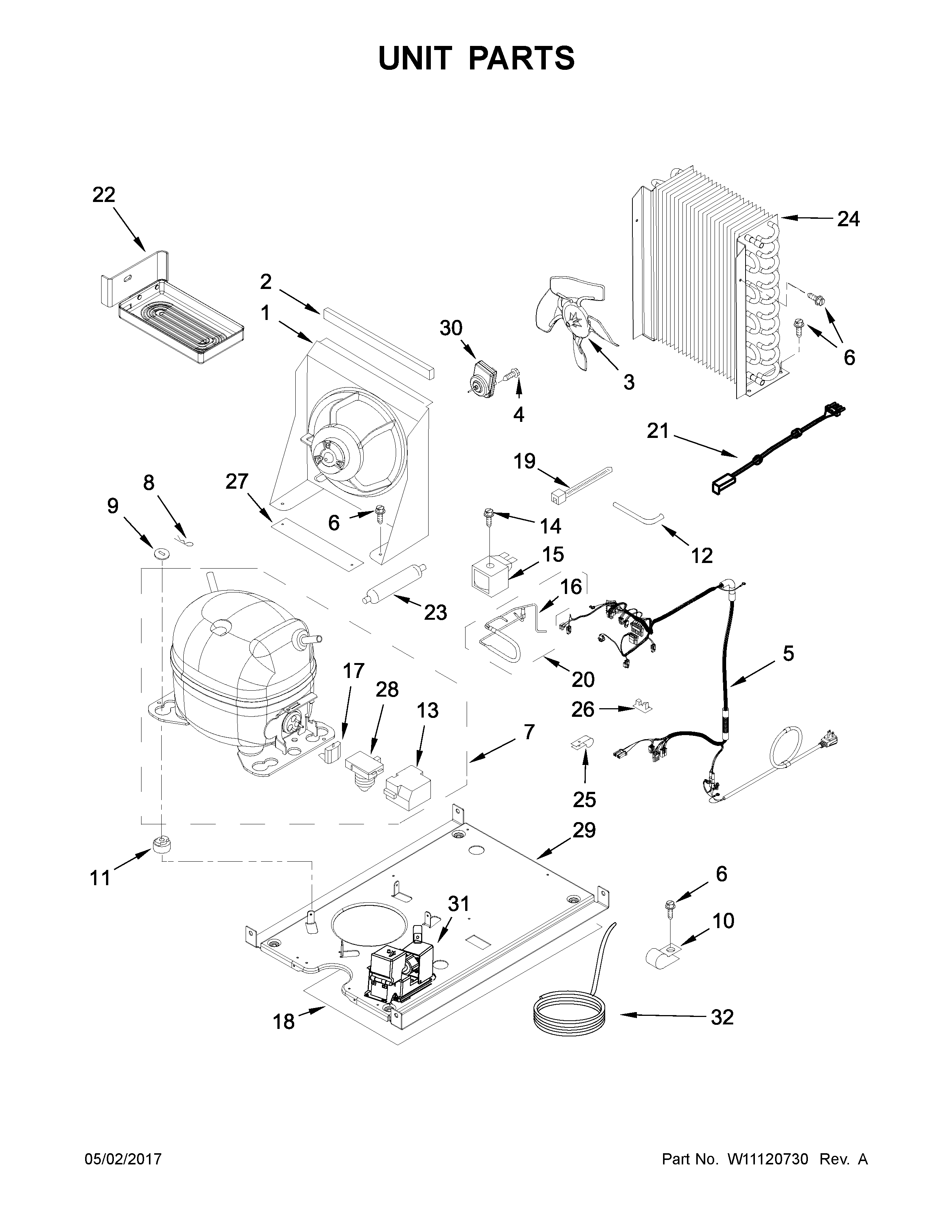 Jenn-Air JIM159XYRS0 unit parts diagram