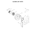 Jenn-Air JGD3430BS00 blower unit parts diagram