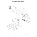 Whirlpool WOS72EC7HV00 control panel parts diagram