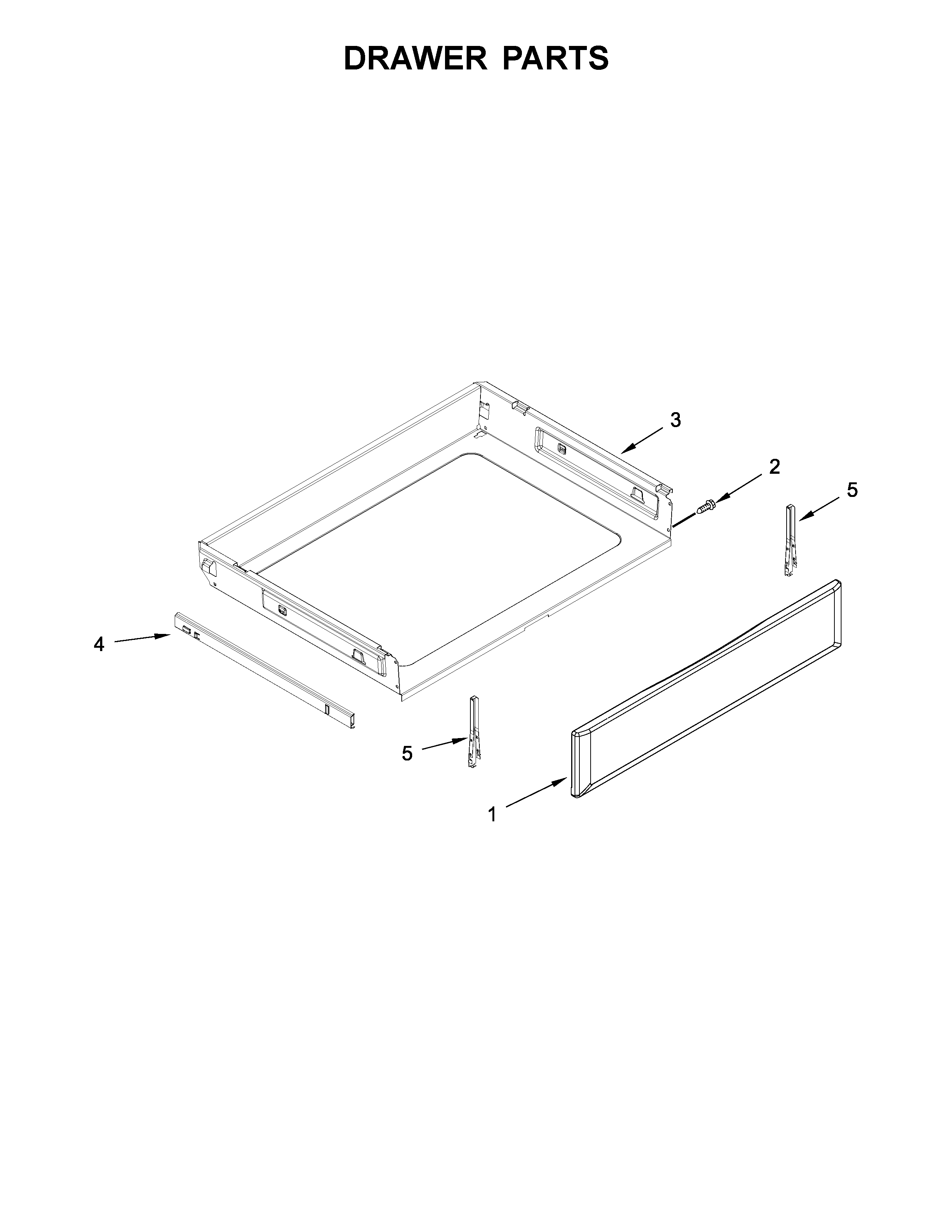 Maytag YMER8650FZ1 drawer parts diagram