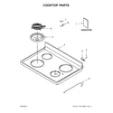 Amana ACR4503SFW1 cooktop parts diagram
