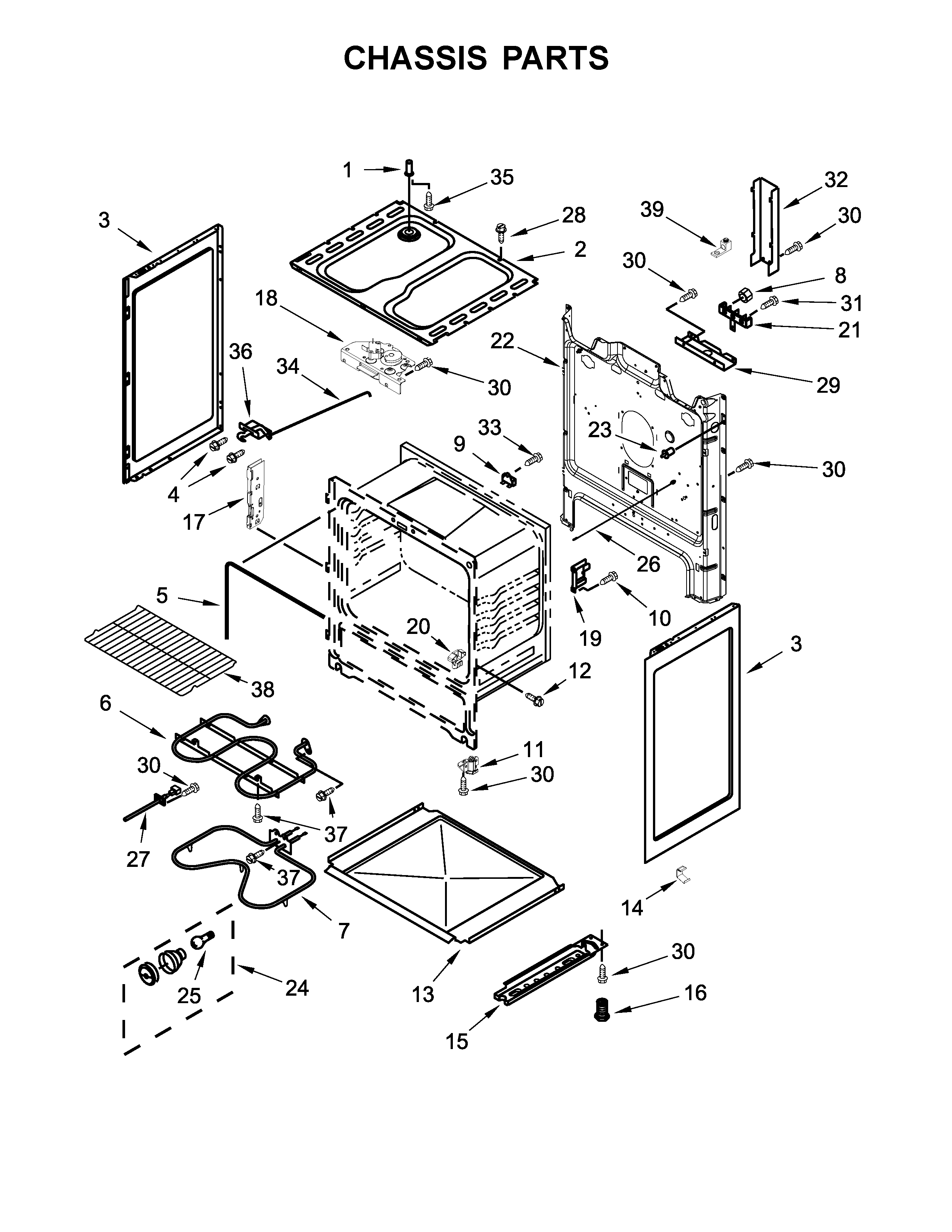 Amana ACR4503SFB1 chassis parts diagram