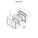 Whirlpool WFE515S0ED1 door parts diagram