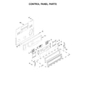 KitchenAid YKFES530ESS2 control panel parts diagram