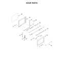KitchenAid YKFES530ESS2 door parts diagram