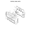 Amana YACR4503SFW1 control panel parts diagram