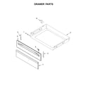 Amana YACR4503SFW1 drawer parts diagram