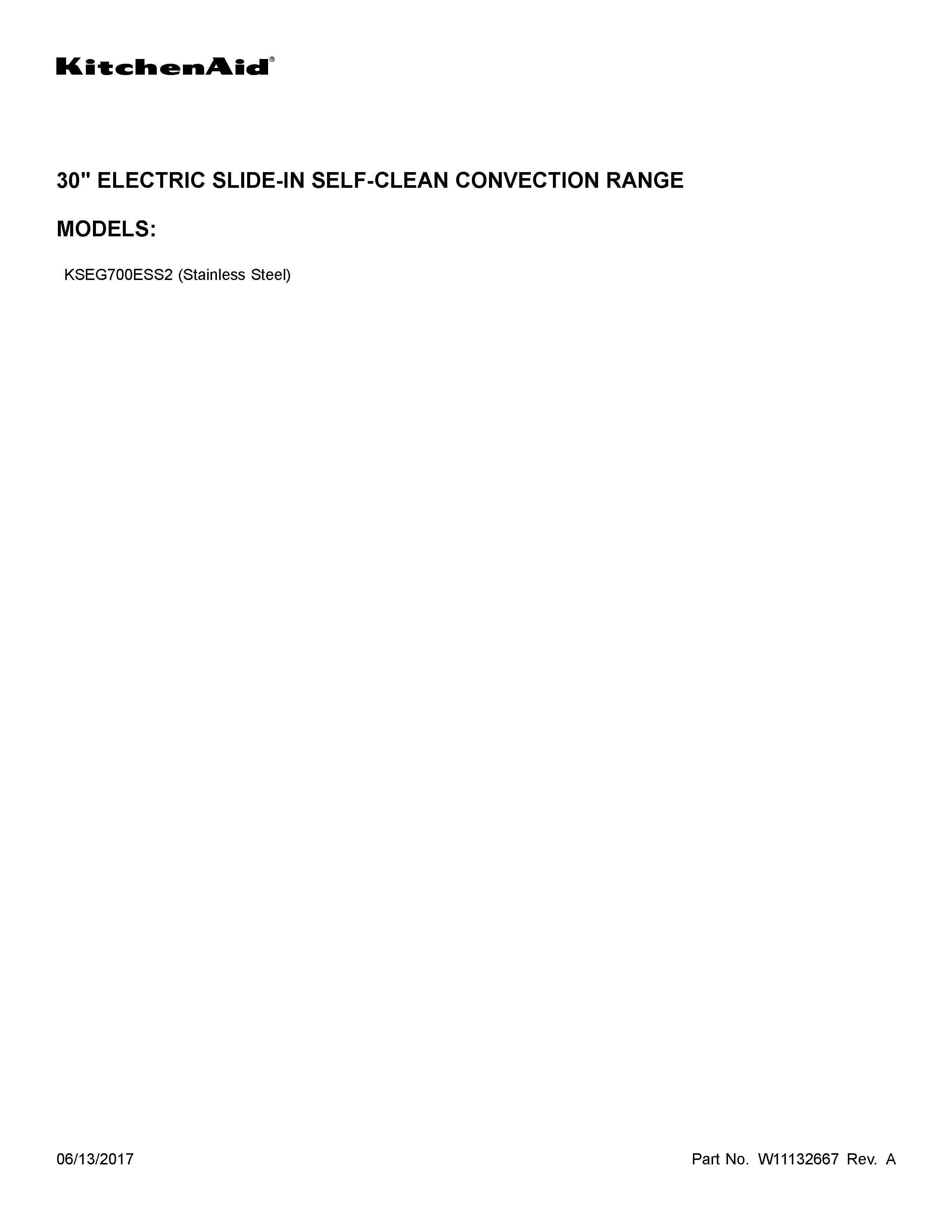 KitchenAid KSEG700ESS2 cover sheet diagram