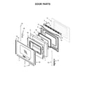 Whirlpool WEC310S0FB1 door parts diagram