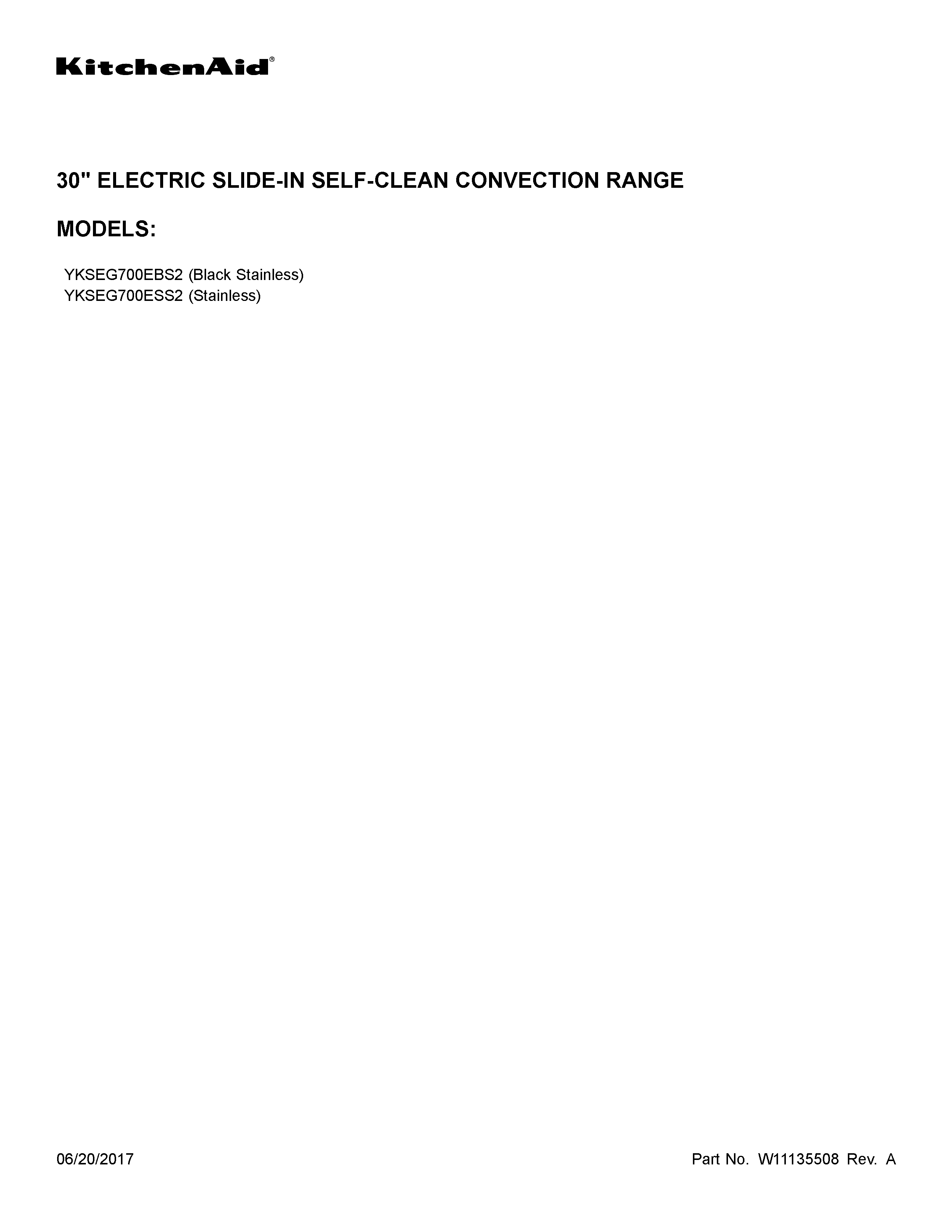 KitchenAid YKSEG700EBS2 cover sheet diagram