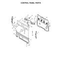 Whirlpool YWFC310S0ES1 control panel parts diagram