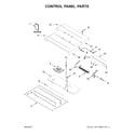 Whirlpool WOD97EC0HZ00 control panel parts diagram