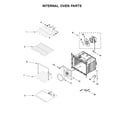 Whirlpool WOD97EC0HZ00 internal oven parts diagram