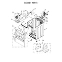 Maytag MEDB835DW4 cabinet parts diagram