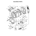 Maytag MEDB835DW4 bulkhead parts diagram