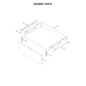 Whirlpool YWFE540H0ES1 drawer parts diagram